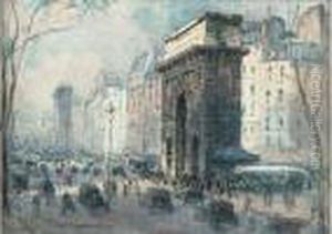 Vue Animee De La Porte Saint-martin