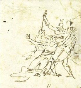 Study For The Death Of General Montgomery In The Attack On Quebec