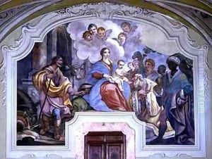 Adoration of the Magi from the Refect by Diacinto Fabbroni