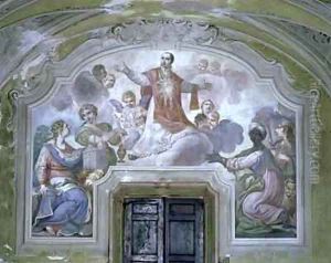 The Apotheosis of St Ignatius of Loyola from the Refectory by Diacinto Fabbroni