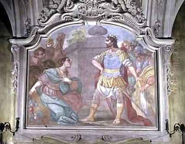 Esther Intercedes with King Ahasuerus - view 1
