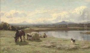 Stirling and Ben Lomond from the Forth by David Farquharson