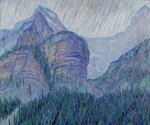 Storm In The Rockies by Allen Tucker