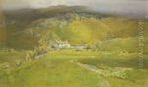 A Westmorlandsheep Farm by Arthur Tucker