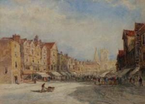 Street Scene Withmarket by Edward Tucker