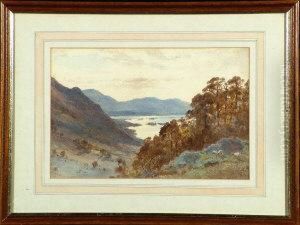 Scottish Loch Scene by Edward Tucker