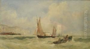 Shipping Off The Coast by Edward Tucker