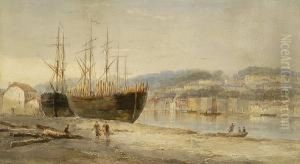 Shipwreck By A Cornish Estuary