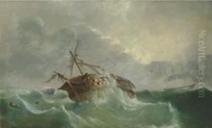 The Loss Of The French Droits by Frederick Tudgay