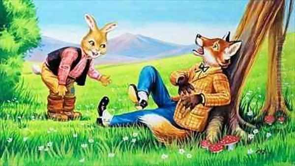 Brer Rabbit and Brer Fox - view 1