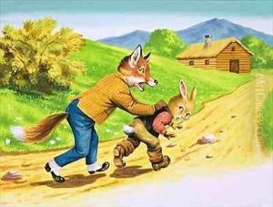 Brer Rabbit 25 by Henry Charles Fox