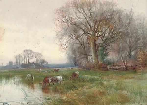 A backwater on the Ouse, Huntingdonshire - view 1
