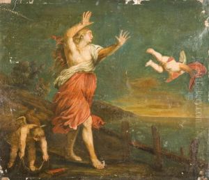 Una Donna Con Due Putti by Alessandro Turchi