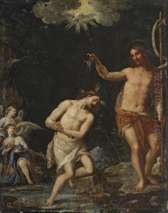 The Baptism Of Christ by Alessandro Turchi