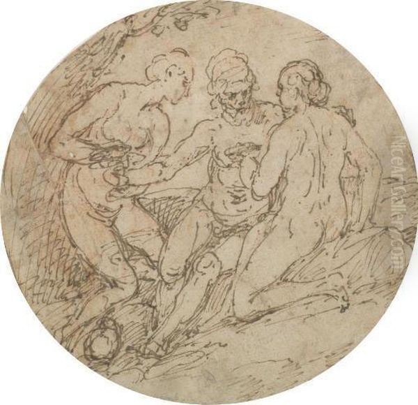 Lot And His Daughters - view 1