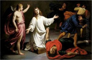 The Liberation Of Saint Agnes by Alessandro Turchi