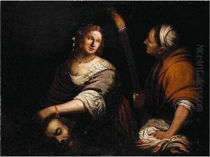 Judith And Her Maidservant With The Head Of Holofernes by Alessandro Turchi