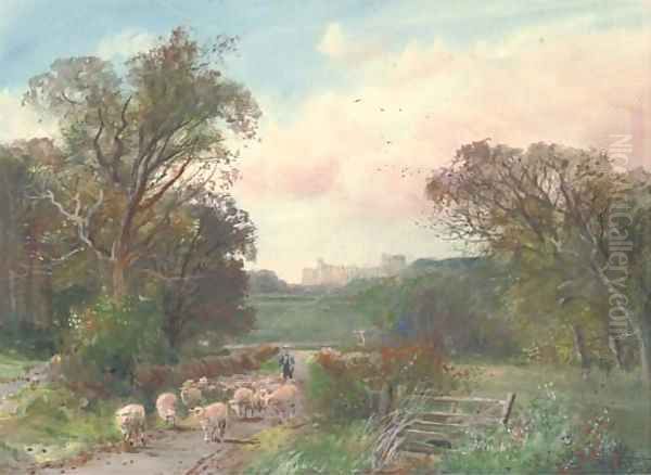 Windsor Castle from the Great Park - view 1