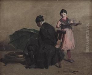 Anziano E Bambina Anziano E Bambina