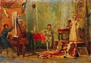 Il Ritratto In Costume by Celestino Turletti