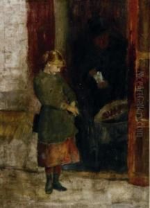 Venditore Di Caldarroste by Celestino Turletti