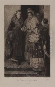 La Sposa Piemontese by Celestino Turletti