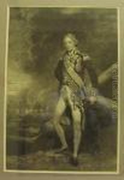Admiral Lord Nelson, Mezzotint Portrait Without Lettering. - view 1