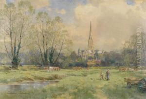 Salisbury Cathedral by Joseph Mallord William Turner