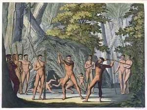 Botocudos tribe of the Rio Grande Paraguay by Paolo Fumagalli
