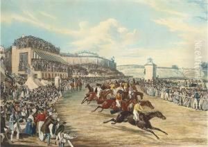 The Race For The Tradesman's Plate, Chester by Francis Calcraft Turner