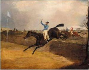 Leamington Steeplechase by Francis Calcraft Turner