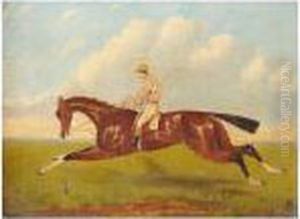Racehorse And Jockey by Francis Calcraft Turner
