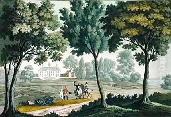 Washingtons house at Mount Vernon - view 1