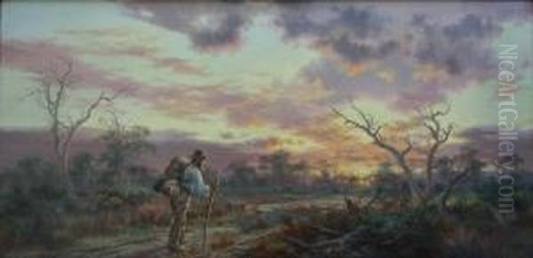 A Traveller At Sunset - view 1