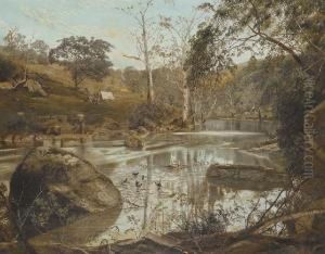 Bend On The Yarra by James Alfred Turner