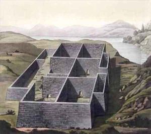 Remains of an Inca palace at Callo Peru by Paolo Fumagalli