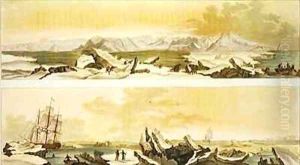 View of Spitsbergen with The Dorothy