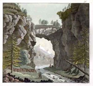 The Rock Bridge Virginia by Paolo Fumagalli