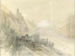 Burg Sooneck On The Rhine, Germany by Joseph Mallord William Turner