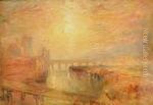 View Of London Bridge by Joseph Mallord William Turner