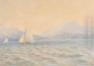 As Seen From Loch Alsh, Rosshire - Evening by William Turner