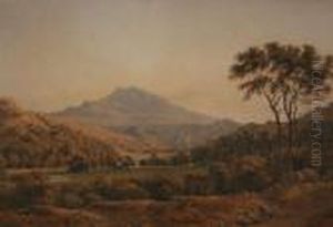 Moel Siabod As Seen From The Vale Of Llugwy, Carnarvonshire by William Turner