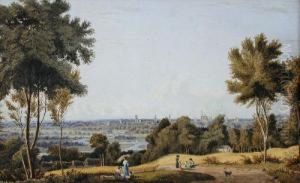 A View From Iffley Over Oxford by William Turner