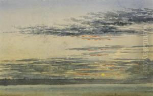 Sunset On Boar's Hill, Oxford by William Turner