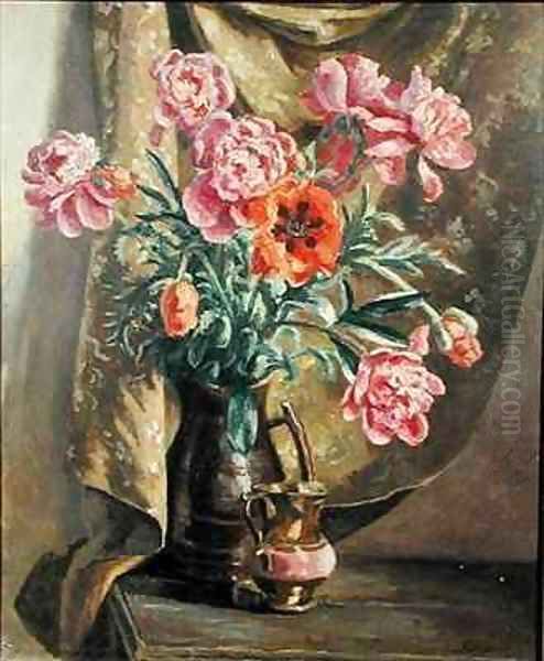 Peonies and Poppies - view 1