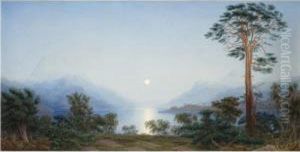 The Highlanders Burial Ground, Loch Maree by William Turner