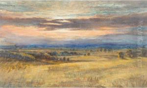 Sunset Over Dartmoor - view 1