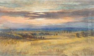 Sunset Over Dartmoor by William Turner