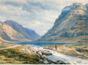 The Approach To Glencoe From Ballachulish, Argyllshire