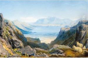 Keswick Lake, Skiddaw And
Saddleback As Seen From An Eminence Near The Entrance To Borrowdale by William Turner
